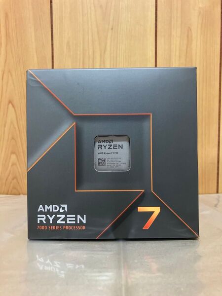 新品未使用未開封! AMD Ryzen 7 7700 BOX AM5 3.8GHz 8コア 16スレッド 65W クーラー付属