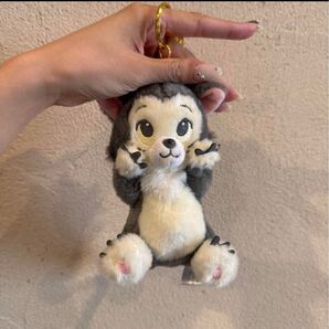 香港ディズニー フィガロ キーチェーン ストラップ正規品