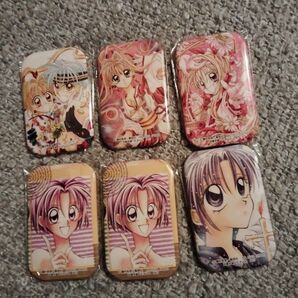 神風怪盗ジャンヌ 缶バッチ 種村有菜 プライズ品 日下部まろん ジャンヌ シンドバッド 都 セット②