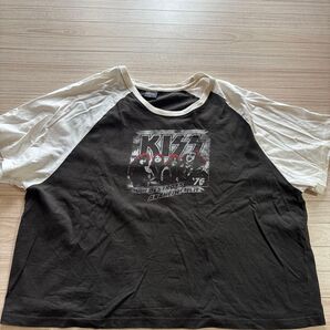 KISS バンドTシャツ 古着 ラグラン