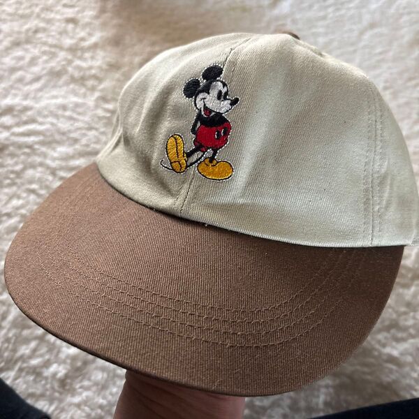 Disney ミッキーマウス ベースボールキャップ 90s ヴィンテージ