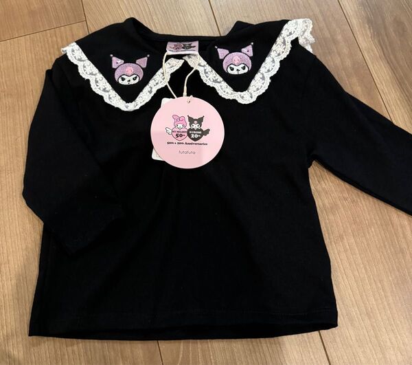futafuta トップス 80 黒 レース クロミちゃん 未使用
