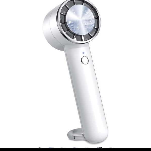 【-17℃瞬間冷却 2024夏新型】 携帯扇風機 冷却プレート付き ハンディファン 手持ち扇風機 卓上扇風機 ペルチェ式 首掛