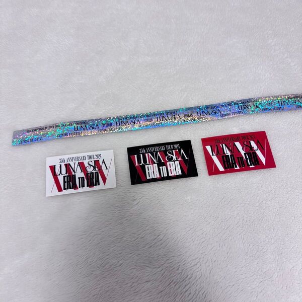 LUNASEA ERA TO ERA ツアー SLAVE限定ステッカー 銀テープ