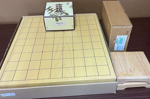 【新品】卓上将棋盤4点セット