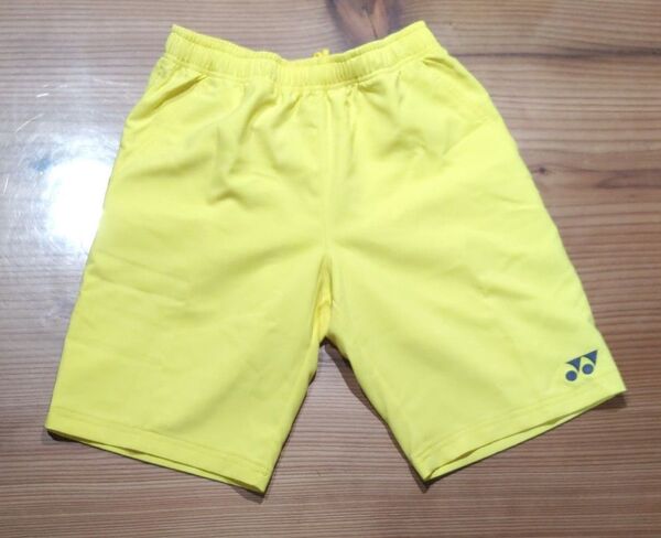 ヨネックス YONEX サイズS ユニ パンツ テニス バドミントン イエロー ベリークール 新品 匿名