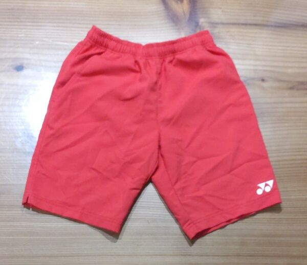 ヨネックス YONEX サイズSS ユニ パンツ テニス バドミントン ベリークール ハーフパンツ レッド 匿名