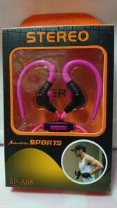 STEREO Actrail for SPORTS SF-A08 EARPHONE イヤホン スポーツ用 アクトレイル