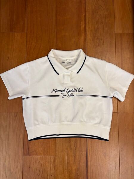 ZARA 148cm 襟付き ポロシャツ Tシャツ 半袖