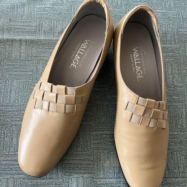 【歩きやすい幅広23㎝EEE】asics アシックスWALLAGE パンプス