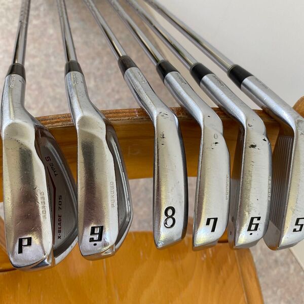 ツアーステージ XーBLADE 5〜PW 6本セット 8番のみTS201