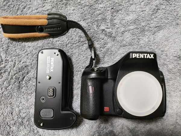 PENTAX K200D ボディ 純正バッテリーグリップ付