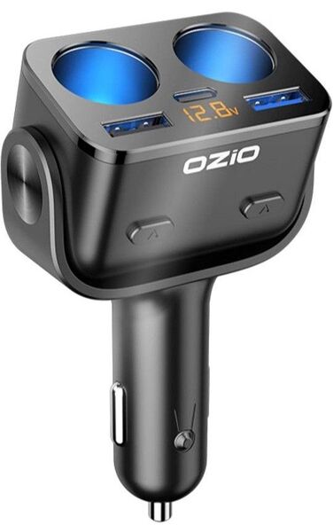 すカーチャージャー 180度首振り対応! シガーソケット USB-C typeA typeC 増設 2連 USB 充電器