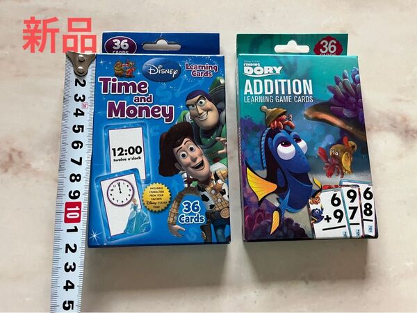 ディズニー フラッシュカード learning Card 英語 計算 時計 ドリー トイストーリー プリンセス 知育玩具 勉強
