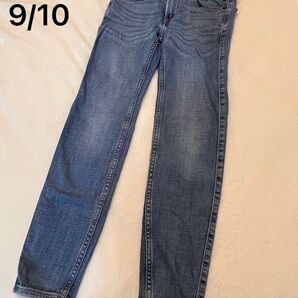 美品 Abercrombie kids アバクロ キッズ 子供 デニム super skinny パンツ ジーンズ 長ズボ