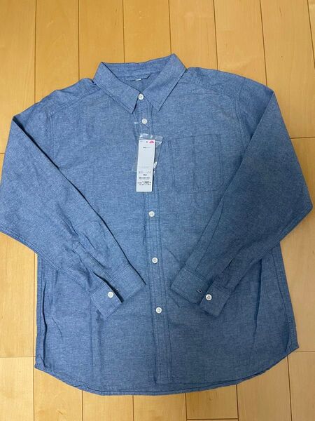 長袖シャツ 160 デニム風