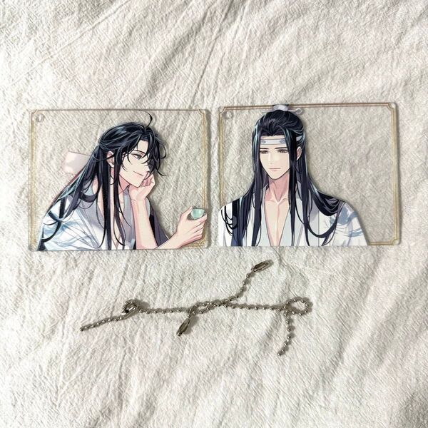 魔道祖師 魏無羨 藍忘機 トレカ アクリルカード クリアカード セット②