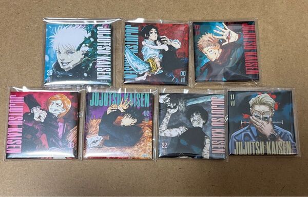 呪術廻戦 週間少年ジャンプ 定期購読者 スクエアカバー缶バッジ 五条