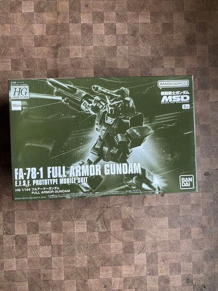 HG 1/144 フルアーマーガンダム (機動戦士ガンダム THE ORIGIN MSD)