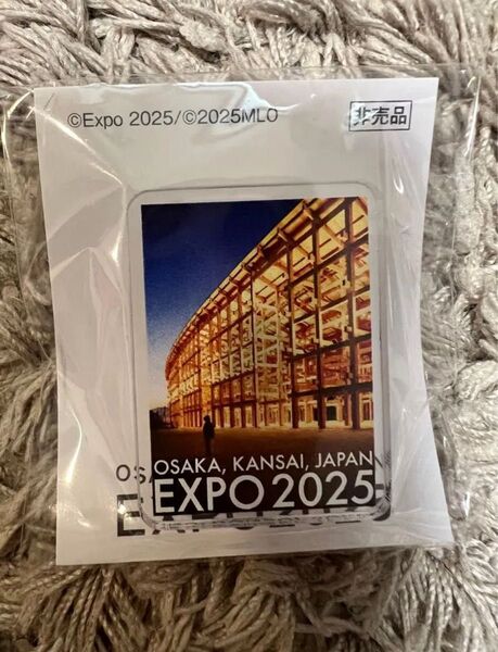 【非売品】 大阪・関西万博ピンバッチ ミャクミャクハウス平日限定 大屋根リング 夜景 5月