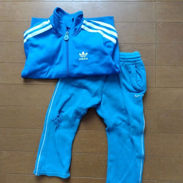 adidas ジャージ上下 ナイキ セットアップ
