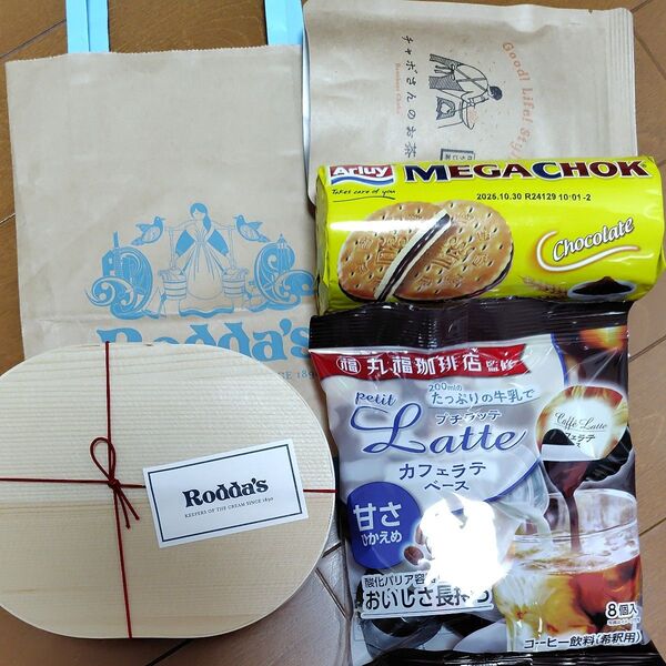 おやつセット ロダス フルーツガレット 丸福珈琲店 チャボさんのお茶 ほうじ茶 ティータイム