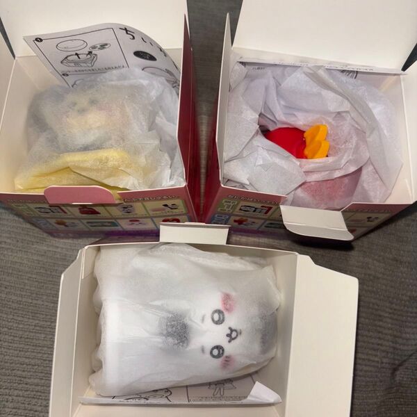 ちいかわ ハッピーセット ちいかわ 第一弾 マクドナルド ラッコ うさぎ ペン立て パンケーキ ころころメジャー