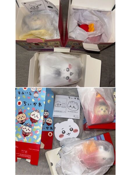 ハッピーセット ちいかわ 6点+α 第一弾 第二弾 まとめ売り ラッコ うさぎ ペン立て モモンガ シール マクドナルド メジャー