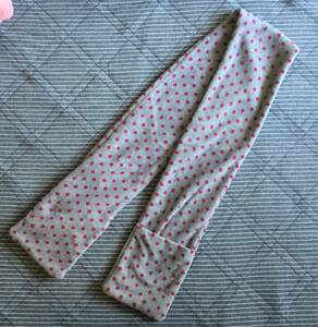  new goods unused *Gap dot pattern lovely fleece muffler * child * Kids * with pocket 