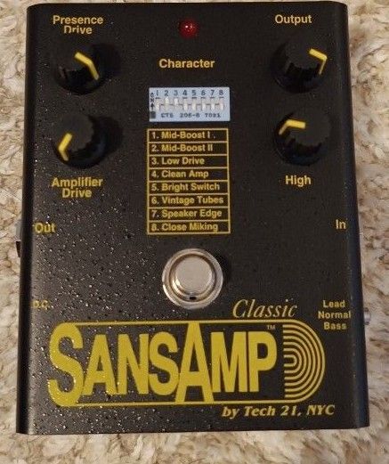 SansAmp Classic エフェクター TECH21