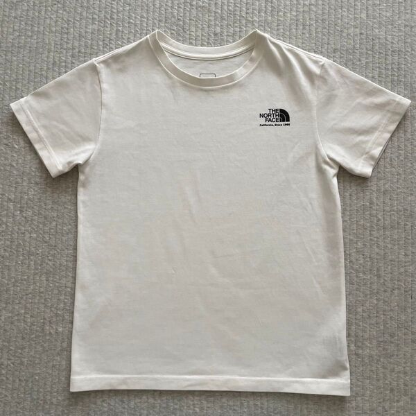 THE NORTH FACE ザ・ノース・フェイス Tシャツ 140cm 白 ホワイト ノースフェイス 綿 ポリエステル