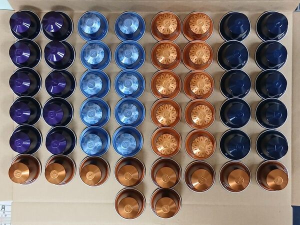 人気の5種類NESPRESSO コーヒーカプセル 50個 (各種10個ずつ)
