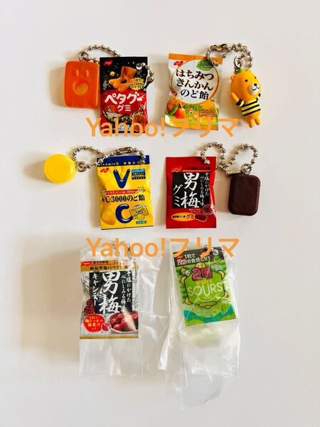 ノーベル製菓 シャカシャカミニチュアチャーム 全6種 コンプリート お菓子 ガチャ ガチャガチャ ガシャポン まとめ売り