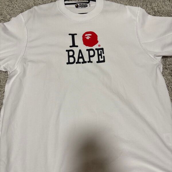 A BATHING APE Tシャツ Sサイズ ホワイト