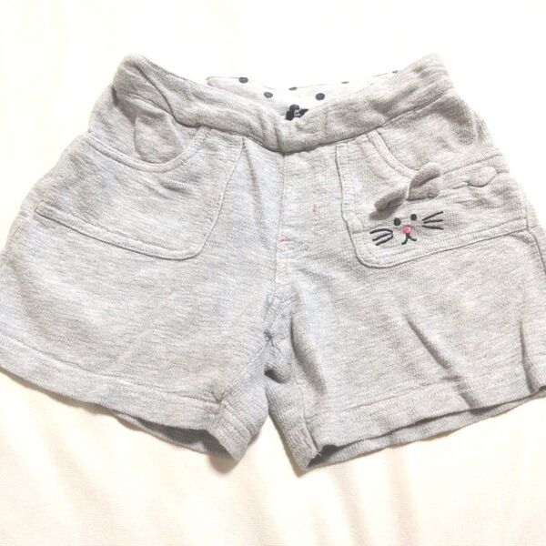 クレードスコープ 110 ショートパンツ 半ズボン 短パン 女の子 男の子 うさぎ