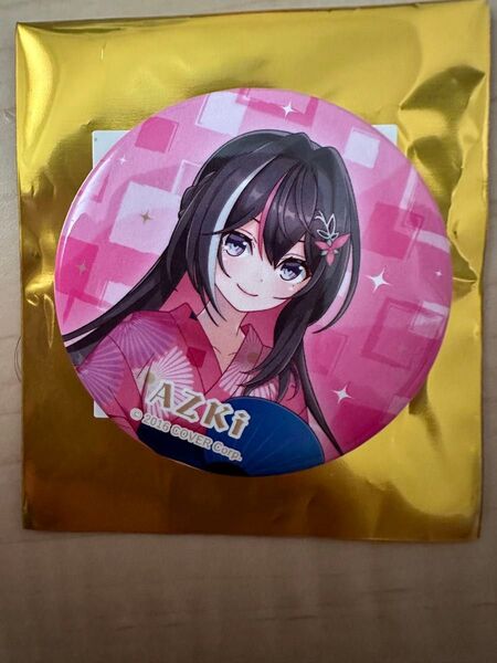 極楽湯 ホロライブ AZKi 缶バッジ
