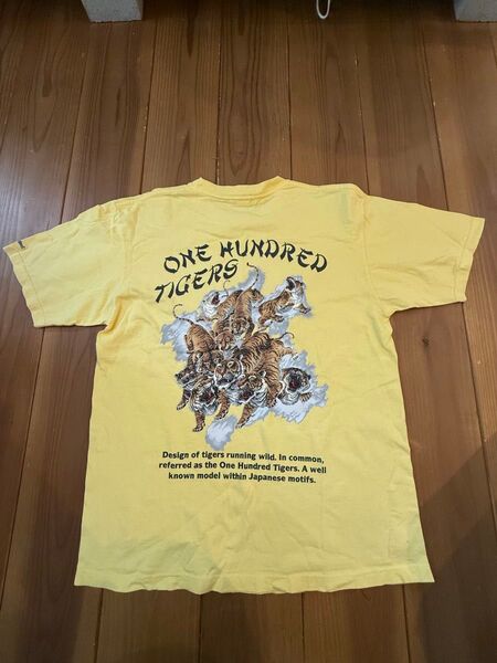SUNSURF MADE IN USA 百虎 裏目刺繍 半袖 Lサイズ Tシャツ 古着 ヴィンテージ USA