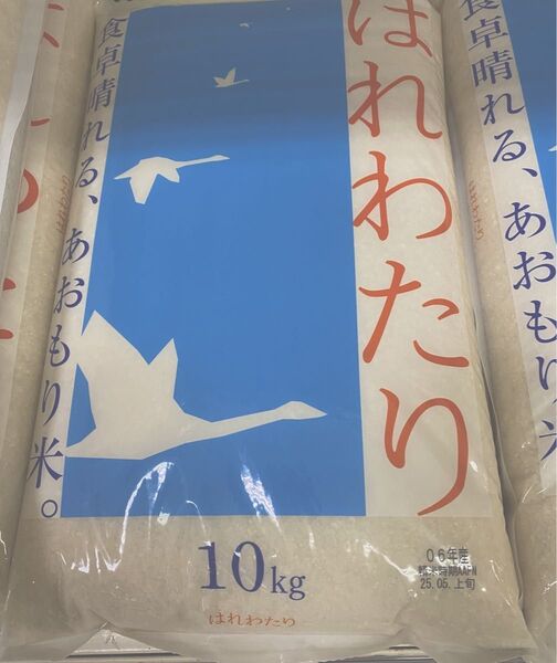 青森県産はれわたり 令和6年度産 10kg×1袋米
