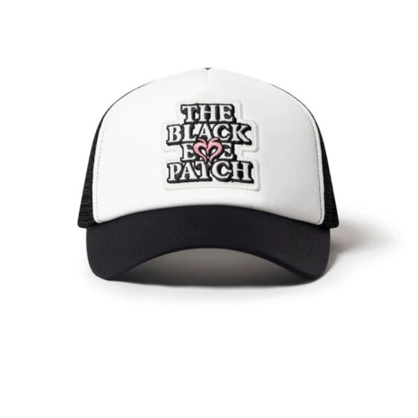 BLACK EYE PATCH MOUSSY BEP OG HEART MESH CAP BLACK