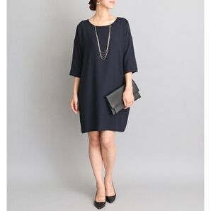 UR DOORS アーバンリサーチ ベーシックワンピース 紺 ネイビー 美品