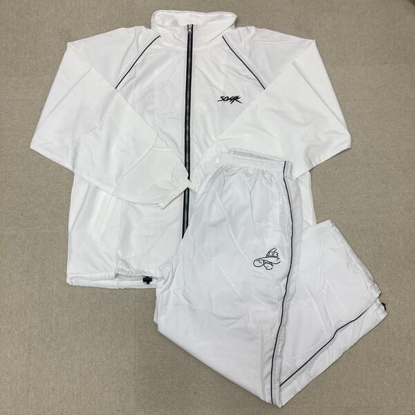 新品 訳あり School of Hard Knocks ジャージ 上下セット 3Lサイズ メンズ ホワイト