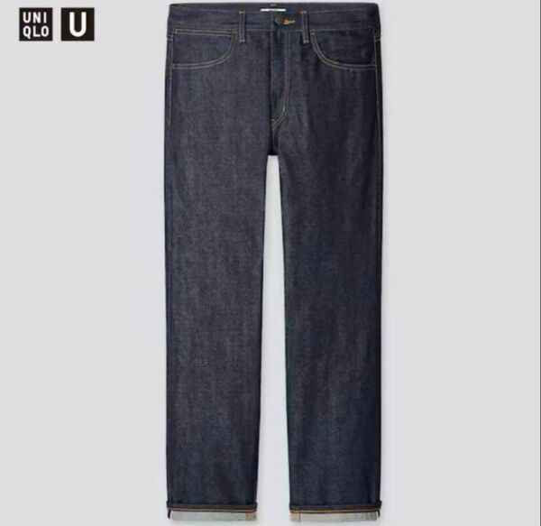 ユニクロu UNIQLOU セルビッジレギュラーフィットジーンズ w30