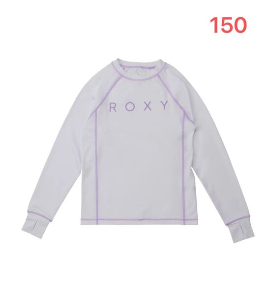 roxy キッズ ラッシュガード 長袖 白 150