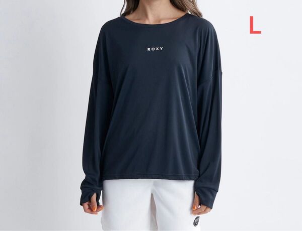 roxy レディース ラッシュガード 長袖 黒 L