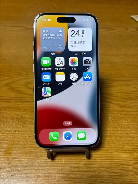 Apple iPhone 15 128GB ブルーパッテリー容量99%