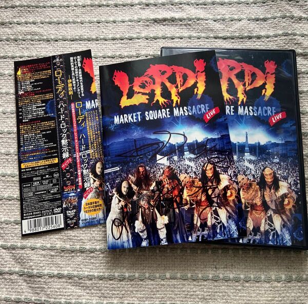 LORDI ローディ 直筆サイン入りDVD ハードロック黙示録 フィンランド