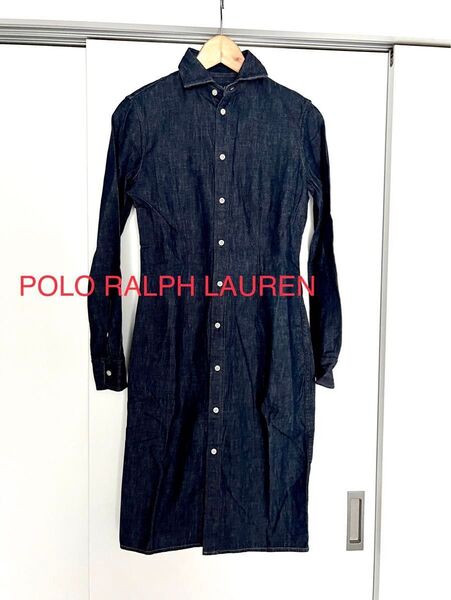 ポロラルフローレン デニム ワンピース ドレス POLO RALPH LAUREN シャツワンピース