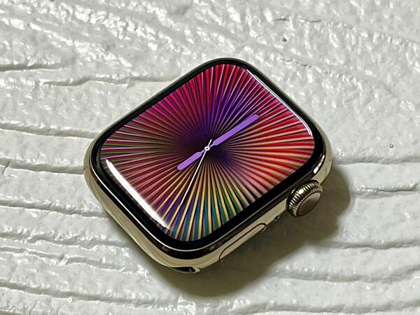Apple Watch Series 9 41mm ゴールドステンレス アップルウォッチ GPS Cellular バッテリー良好