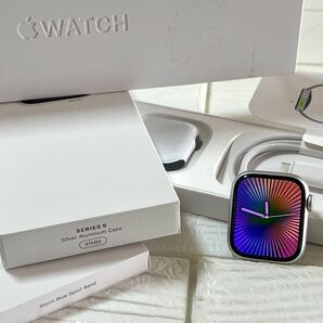 Apple Watch Series 9 41mm GPS シルバーアルミニウム アップルウォッチ バンド未使用未開封 製品保証