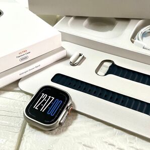 Apple Watch ULTRA チタニウム 49mm アップルウォッチ ウルトラ GPS Cellular オーシャンバンド